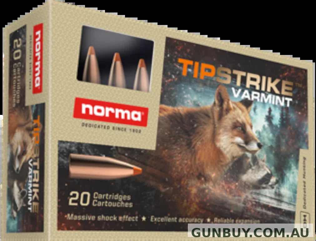 NORMA TIPSTRIKE VARMINT 22-250 REM 55G BT