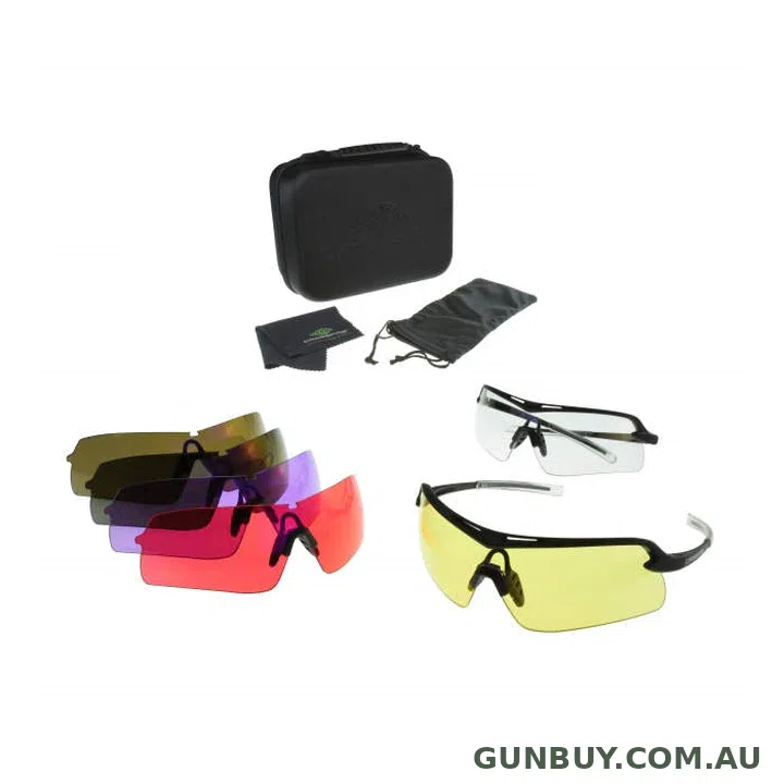 Radians Double Shot Shooting Glasses 2 Frame / 6 Lens Kit