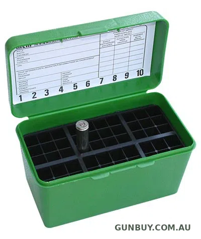 MTM 50RD AMMO BOX DELUXE RIFLE LGE 300PRC