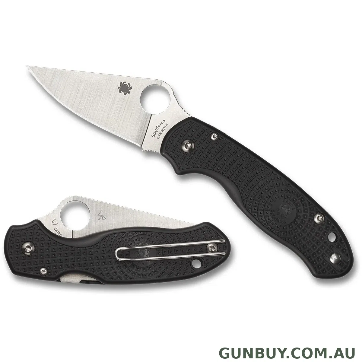 SPYDERCO PARA MILITARY 3 LIGHT BLACK - PLAIN BLADE