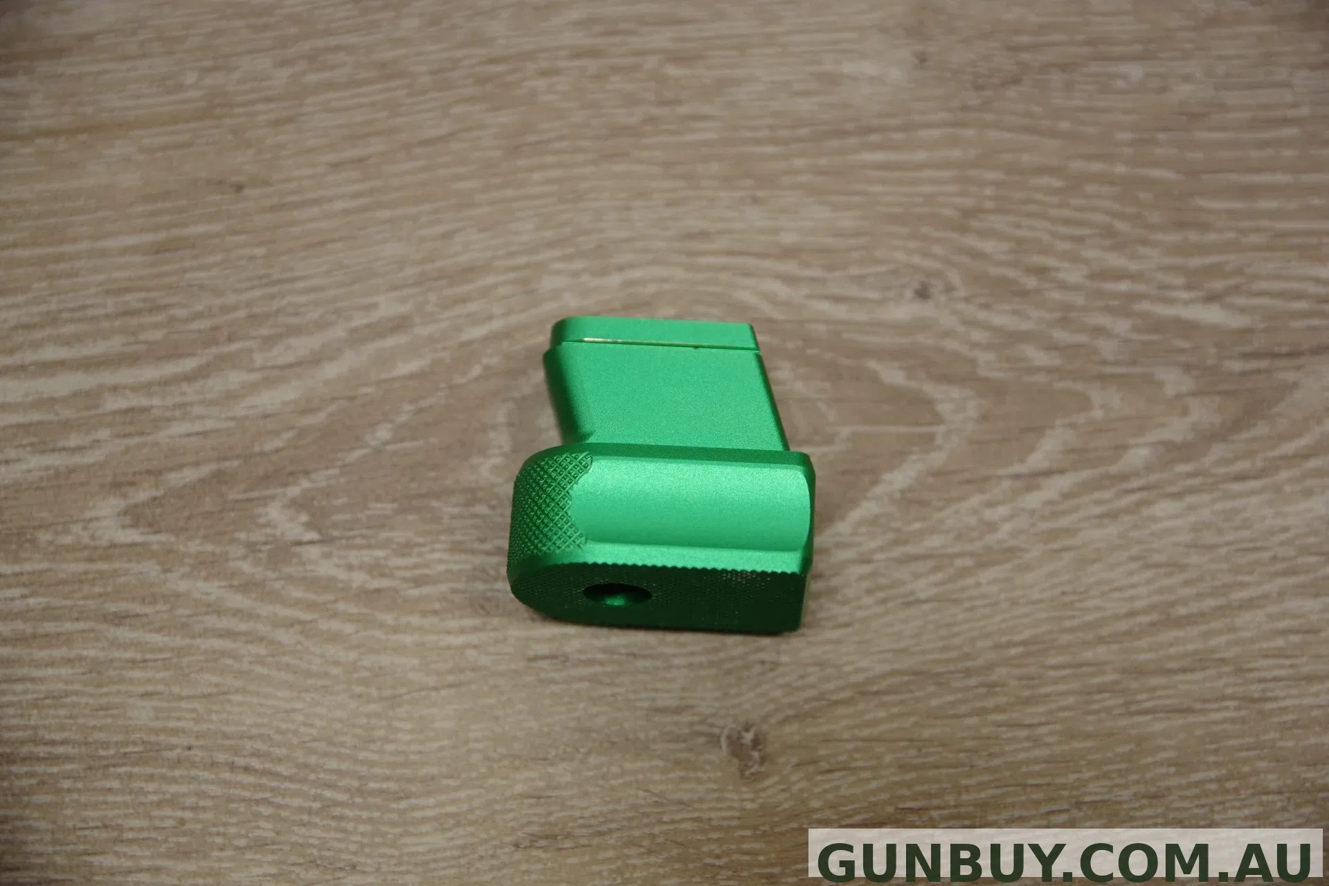 THE ADELAIDE GUN SHOP PTY LTD S/H BOSS COMPONENTS MAG BASE TO SUIT CZ 75 SHADOW (GREEN).