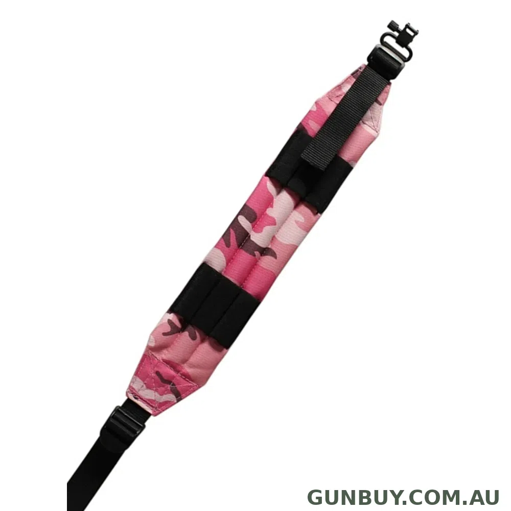 PRO TACTICAL GUN GIRLS SLING AMMO LOOP PINK CAMO W/SWIVELS