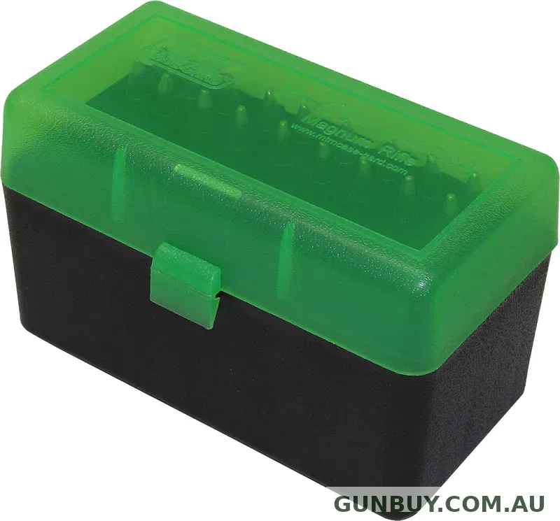 MTM 50RD AMMO BOX RIFLE SML 22-250 / 6mmBR
