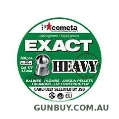 JSB (COMETA) DIABOLO EXACT HEAVY 177 PELLETS 10.34GR (500PK)