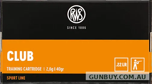 RWS 22LR CLUB LRN 40GR 1082FPS (500 BRICK)