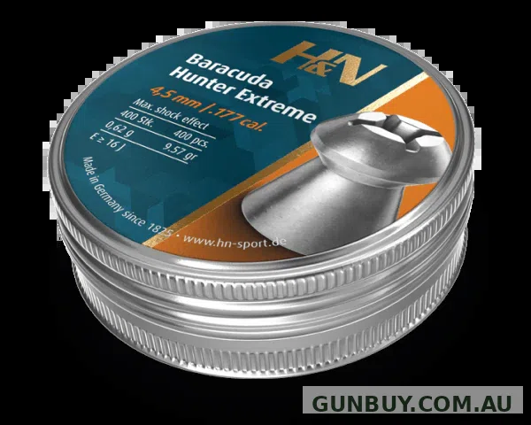 H&N Baracuda Hunter Extreme Pellets 9.57gr (per 400)