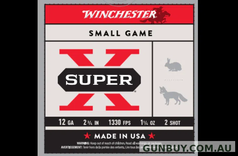 WINCHESTER 12G (NO. 2) SUPER X FIELD SHOTSHELL (25PK)