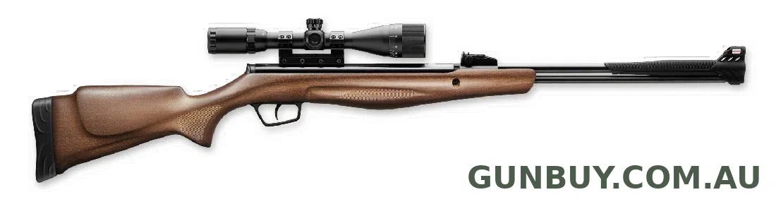 STOEGER RX40 WOOD AIR RIFLE & 3-9x40 SCOPE