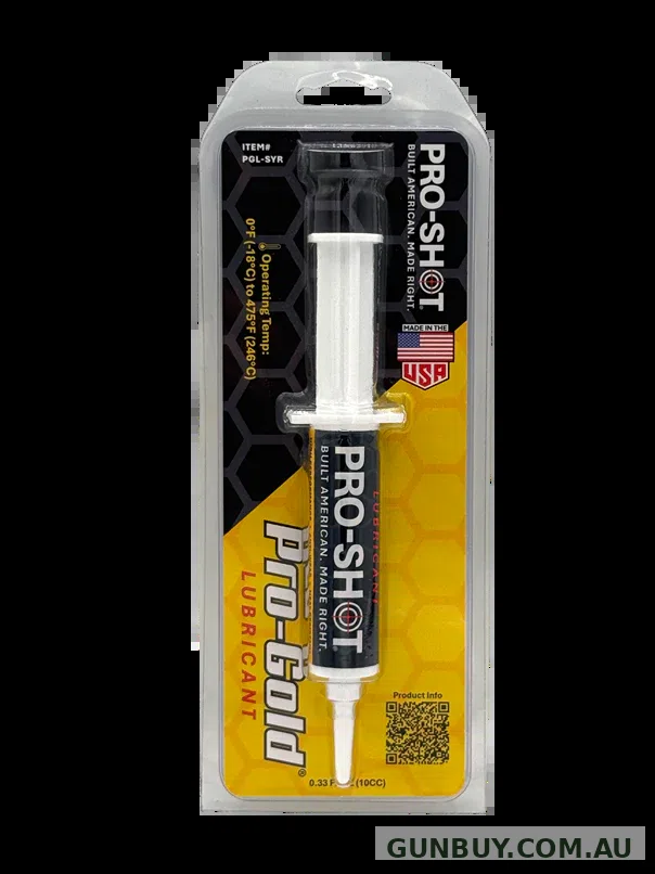 PRO-SHOT PRO SHOT 10CC SYRINGE PRO GOLD LUBE