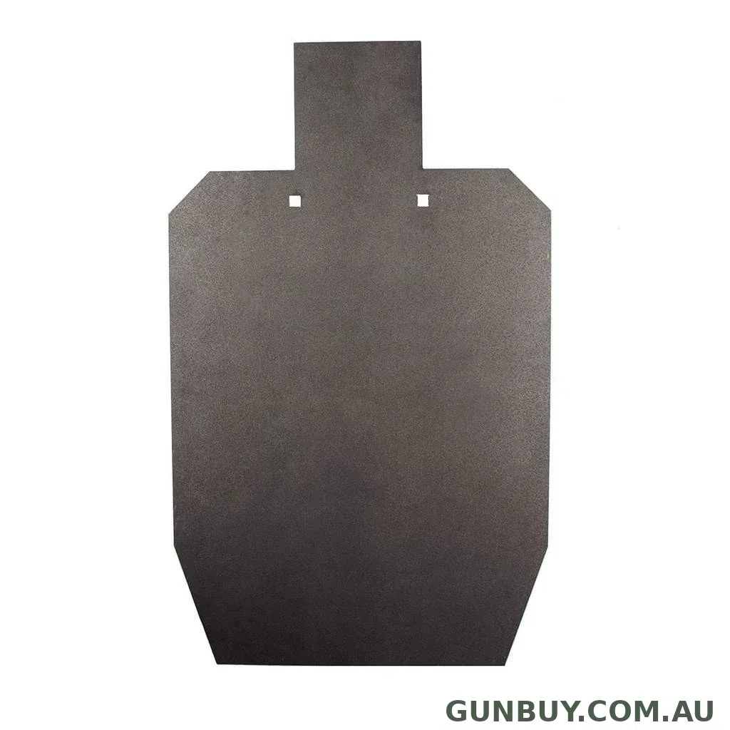 BLACK CARBON 12MM IPSC 100% FULL SIZE SILHOUETTE