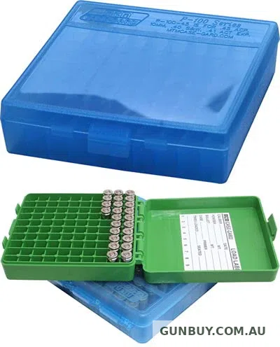 MTM 100RD AMMO BOX PISTOL 38 / 357
