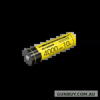 Nitecore 4000mAh Rechargable Li-Ion 3.7V 18650 Battery