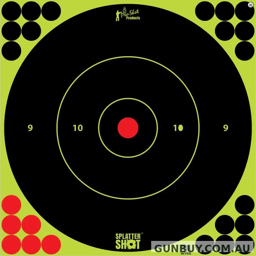 Pro-Shot SPLATTER SHOT 12" BULLSEYE (5PK)