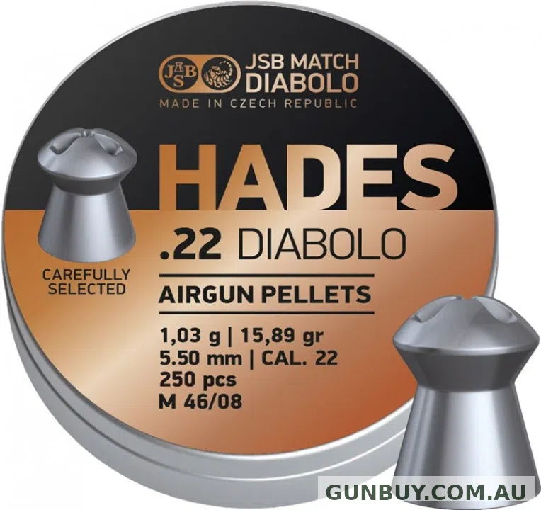 JSB HADES 22 PELLETS 15.89GR (250PK)