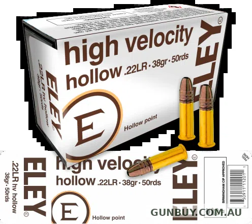Eley 22LR High Velocity HP 1250fps (50pk)