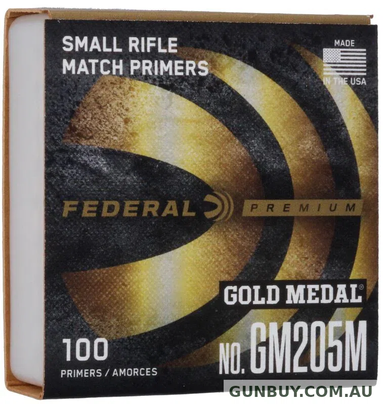 FEDERAL PRIMER GM205M GOLD MEDAL SMALL RIFLE (1000PK)