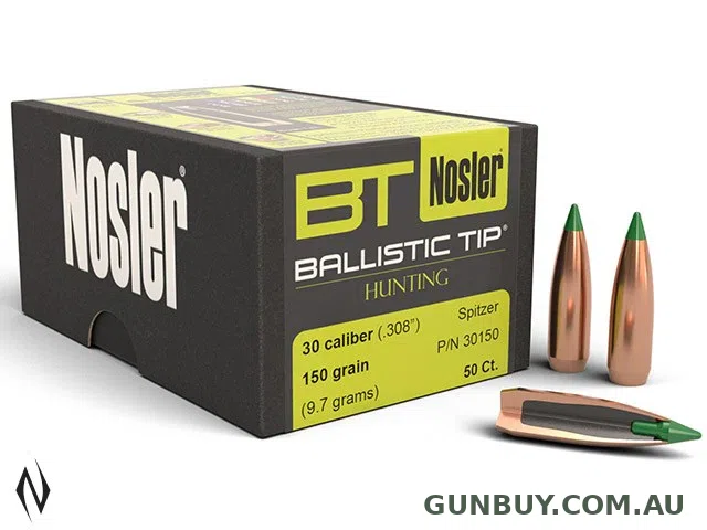 NOSLER 308 150GR BALLISTIC TIP 50PK