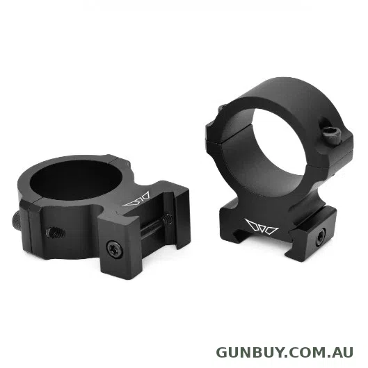 Warne Horizontal Vapor 30mm Matte Rings