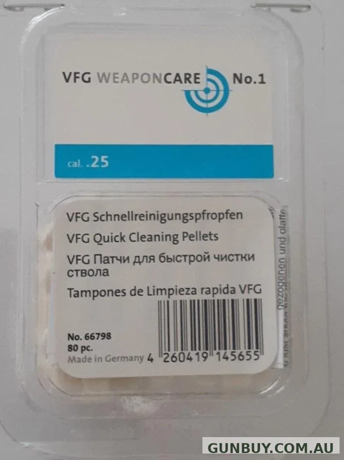 VFG QUICK CLEAN FELT PELLET 25 (50PK)