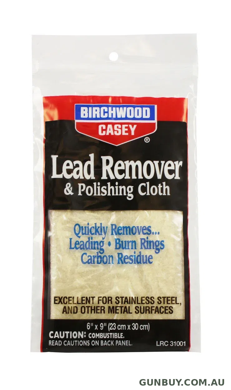 BIRCHWOOD CASEY LEAD REMOVER & POLISHING CLOTH