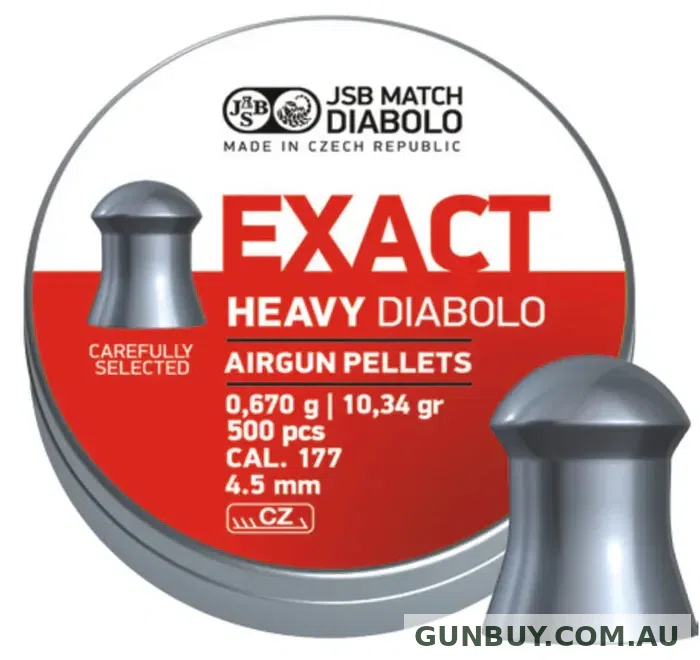 JSB Diabolo Exact Heavy 177 Pellets 10.33gr (500pk)