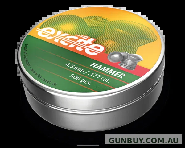 H&N EXCITE HAMMER .177 PELLETS (500PK)