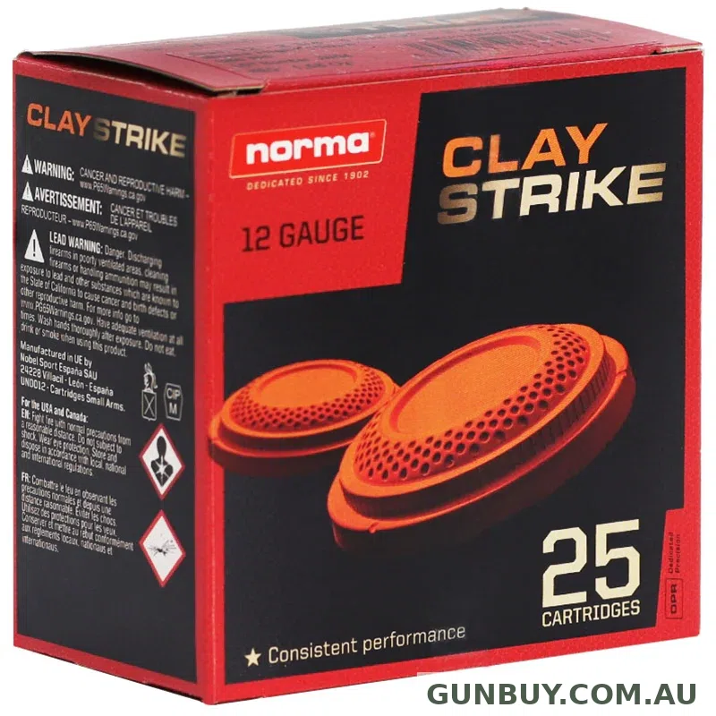 NORMA 12G CLAYSTRIKE 1250fps 28gm (7.5) (250 SLAB)