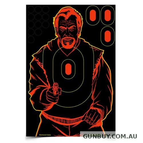 BIRCHWOOD & CASEY BIRCHWOOD CASEY SHOOT-N-C BAD GUY SILHOUETTE TARGET 5PK