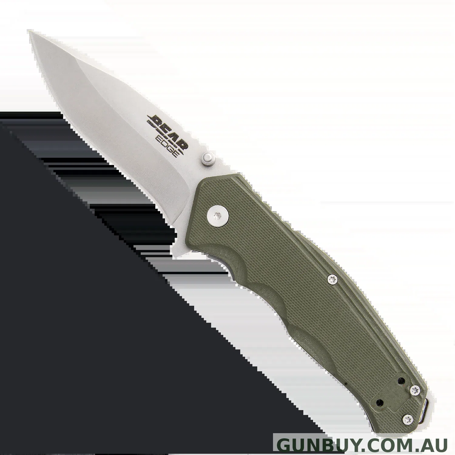 Bear & Son OD Green Sideliner Lock Knife