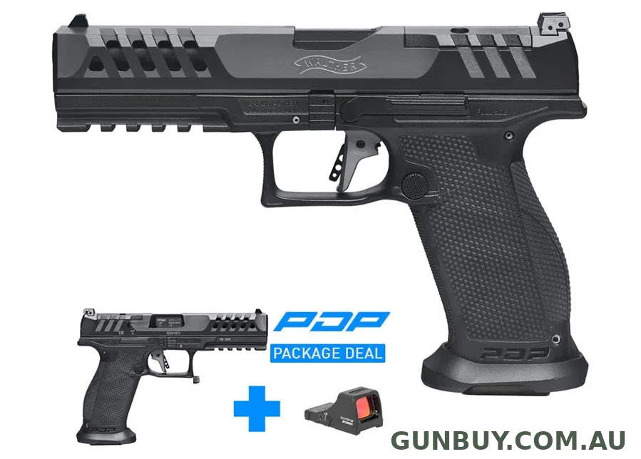 Walther PDP Full Size Match with Holosun SCS PDP Green