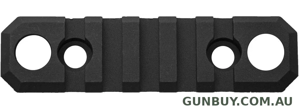 Grovtec M-LOK Aluminium Picatinny Rail - Black