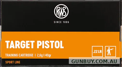 RWS 22LR TARGET PISTOL LRN 40GR 935FPS (500 BRICK)