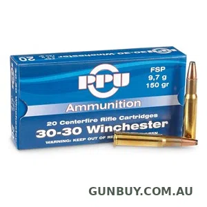 PPU 30-30 Winchester 150gr FNSP