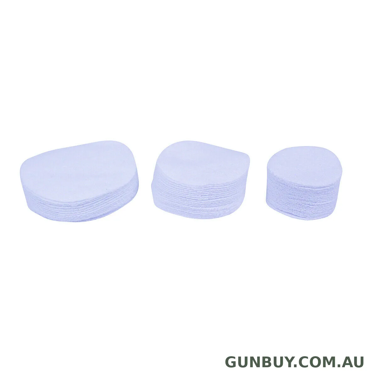 Spika Professional Round Cotton Cleaning Pad Patches 500pc .22cal 1 3/8"