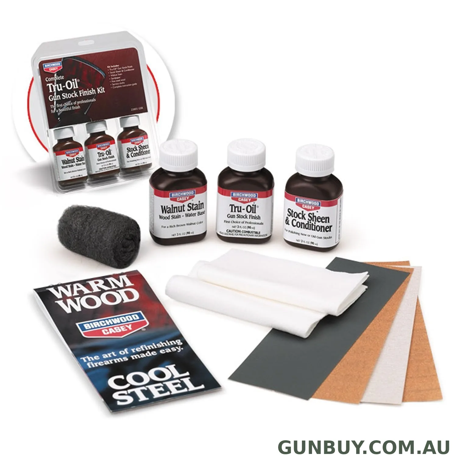 Birchwood Casey Tru-Oil Gun Stock Finish Kit #23801
