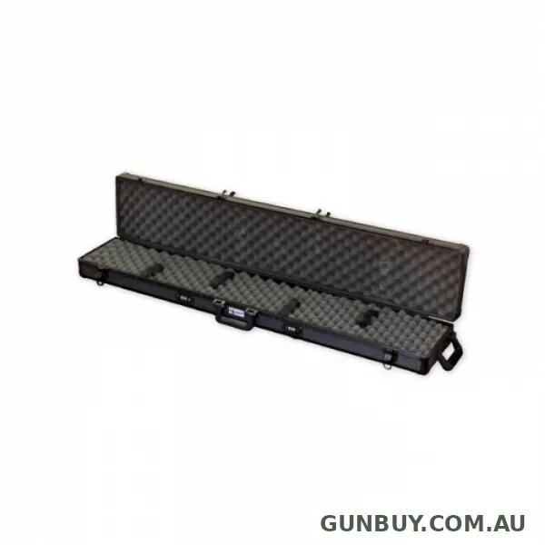 Spika 52 Inch Single Firearm Rifle Hard Case - Lockable Airline Approved With Wheels #src-b