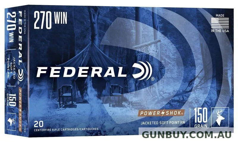 Federal Power-Shok 270 Win 150gr JSP 20pk #270b
