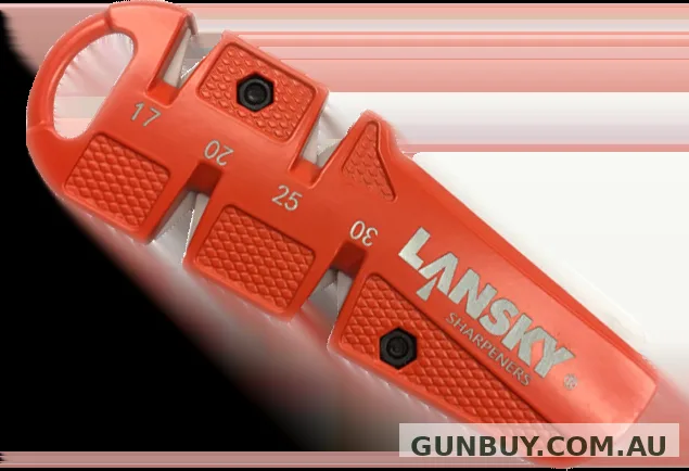 Lansky C Sharp Portable All Ceramic Sharpener Excellent Top-selling Quadsharp - Red Durable Metal Casing #lcsharp