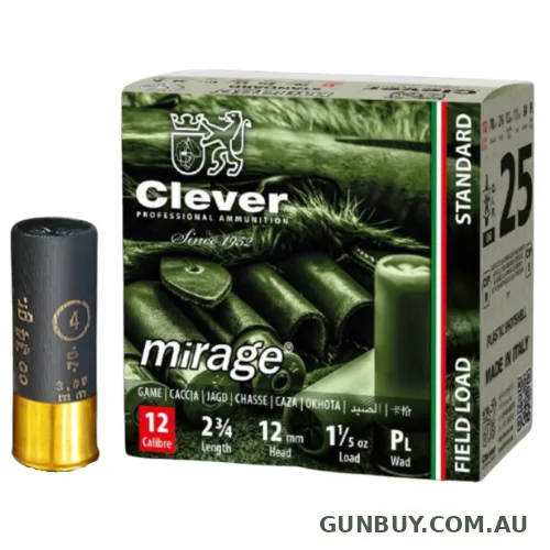 Clever Mirage Standard Game T2 12 Gauge 34gm BB Shotgun Shells
