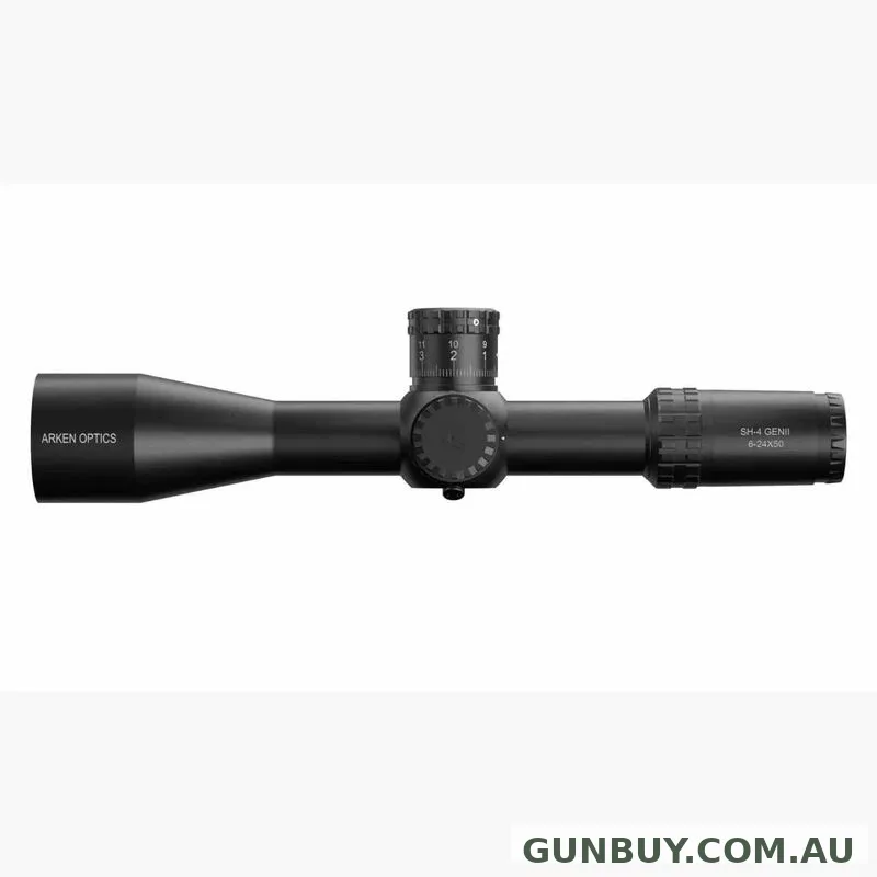 Arken SH4J GEN II 6-24x50 FFP VPR MOA 34mm Tube Illuminated Rifle Scope #ARK128947LP