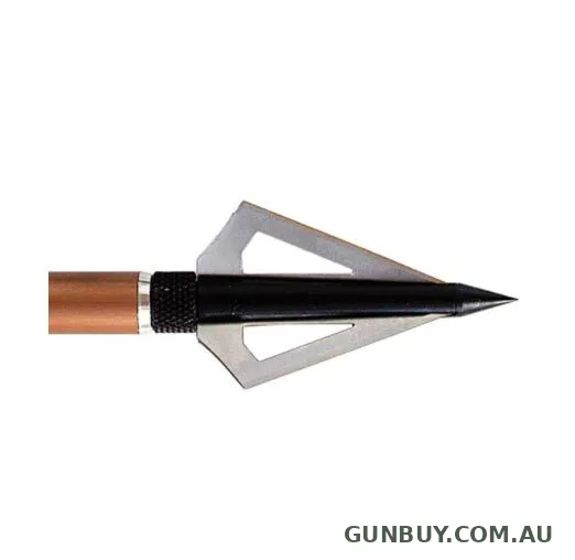 Allen Grizzly 3 Blade Grizzly Broadhead 125gr 3pk - Stainless Steel #al14625