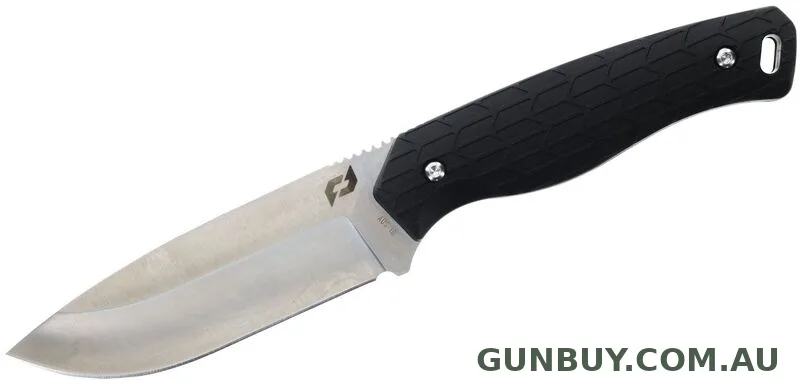 Schrade Delta Class Exertion DP Fixed Blade Knife 4" - Black Kraton Handles #sch1159309