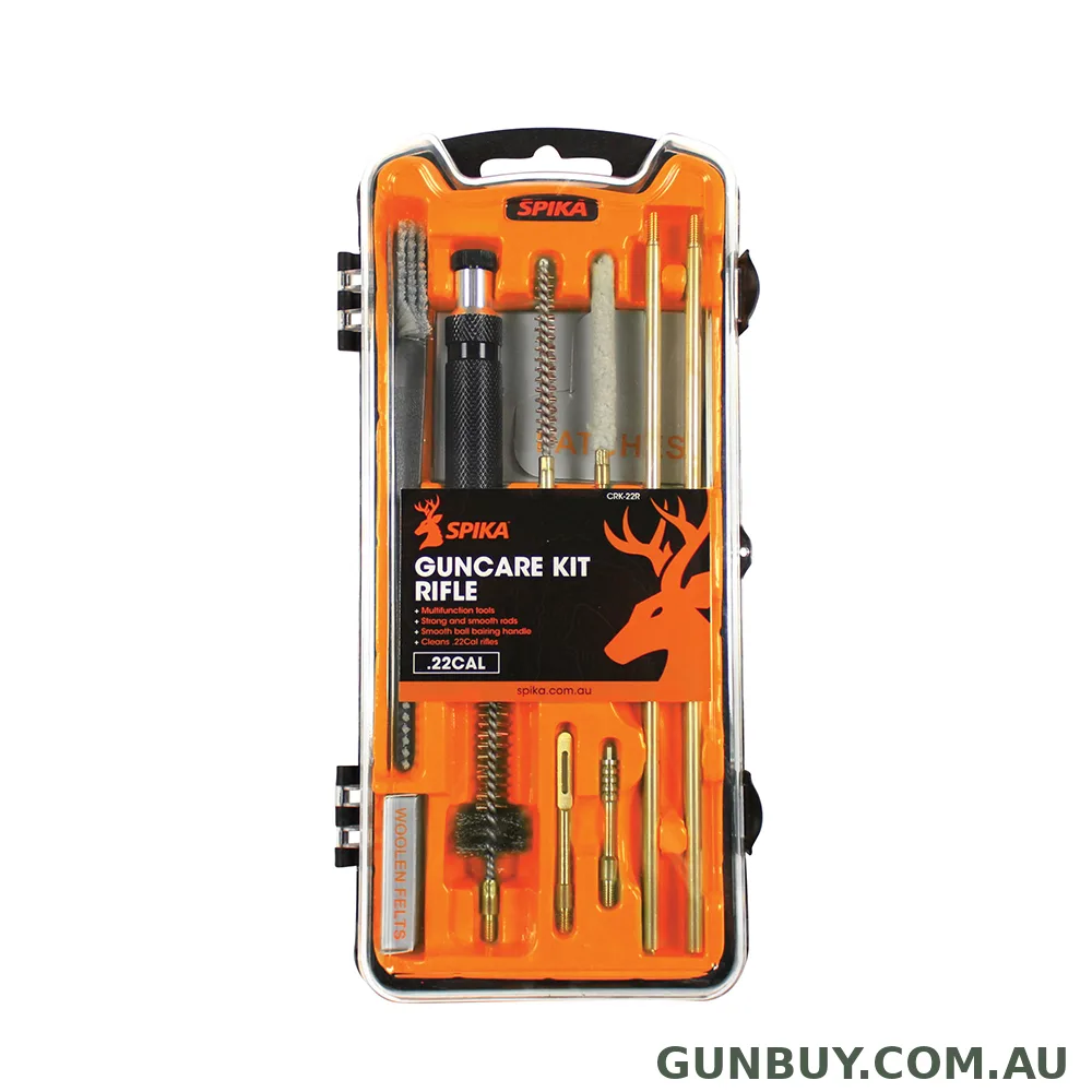 Spika Rifle Gun Care Cleaning Kit .22cal #crk-22r