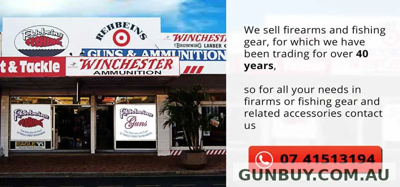 Rehbeins Guns and Fishing logo