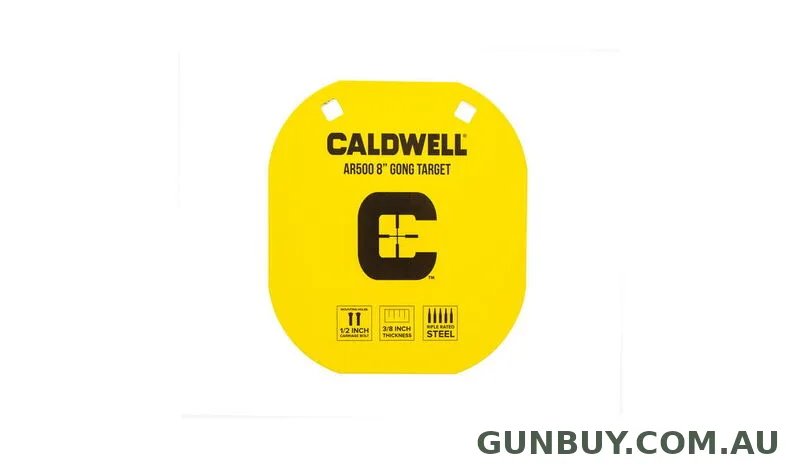 Caldwell Hunting Shooting Hardened Ar500 Steel Easy To See Target 8 Inches - Durable Yellow #cald-ar8