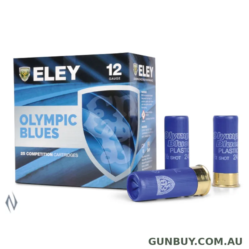 Eley Olympic Blues 12 Gauge 28g 7.5 1250fps 25 Competition Cartridges
