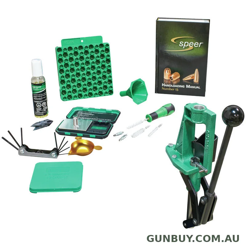 RCBS Partner Press Reloading Kit 2 - Deburring Tool Powder Funnel Universal Case Loading Block #r87472
