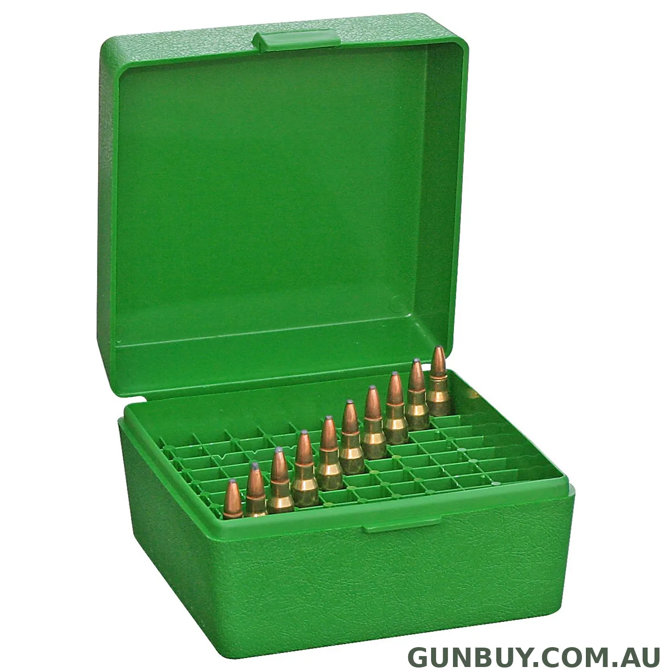 MTM 100 Round Flip-top Rifle Ammo Box 22-250, 308 Win, 243 #rm-100-10