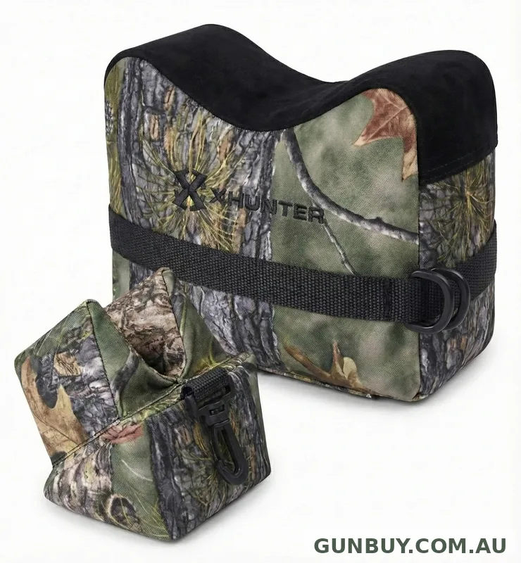 Xhunter 00496 Front and Rear Unfilled Shooting Rest Bag - Realtree Camo