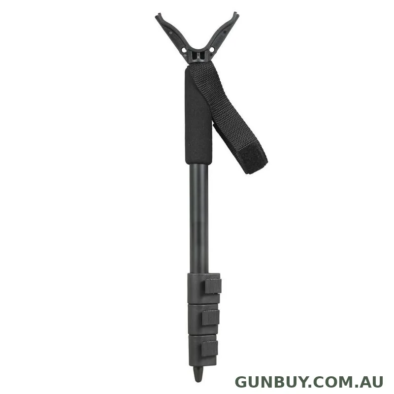 Allen Deluxe Patented Compact Shooting Stick - Black Matte Aluminium #Al2163